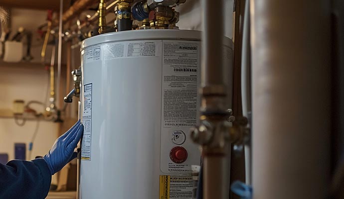 Water heater inspection service