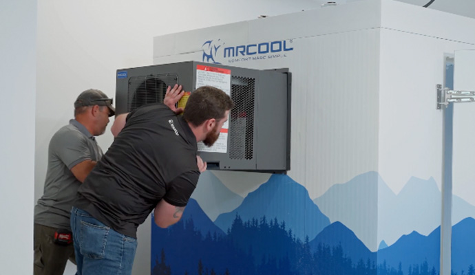 New refrigerator installation service
