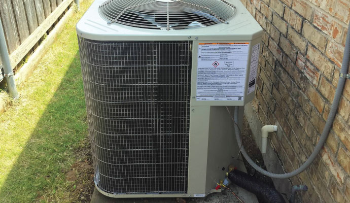 Residential outdoor air conditioner unit